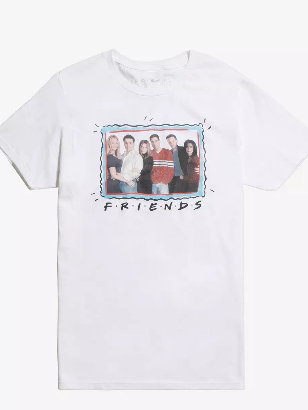 Friends Graphic White Crewneck T-Shirt